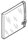 Legrand 001338 EkinoxeДверь д/щит 8+1м проз.