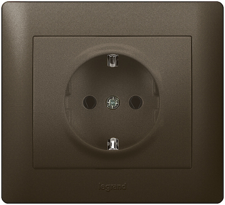 Legrand 771262 GL Р.2К+З,D. BRONZE,л.п.
