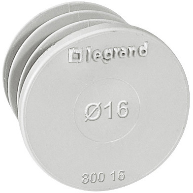 Legrand 080016 Заглушка д/кор. эн.эф. D=16 мм