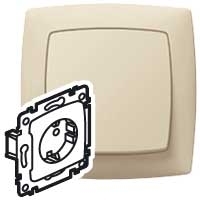 Legrand 774620 Розетка 2К+З СЛНК SUNO