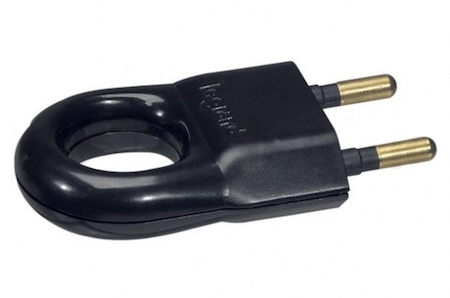 Legrand 050314 Stekker 2P 10A zwart