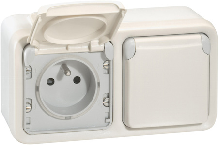 Legrand 069690 Plexo Кор.2п.бел.гор.