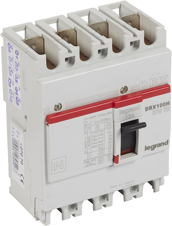 Legrand 027070 DRX125 MT 15A 4П 36KA