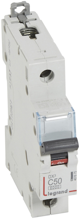 Legrand 407675 Авт.выкл.DX3 1П С50A 6000/10kA
