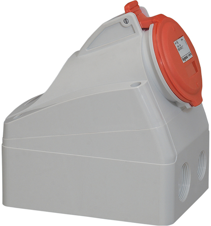 Legrand 555257 Розетка наклад. 32А 2К+З 380В IP44