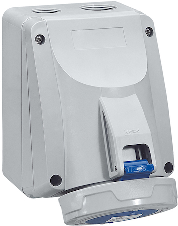 Legrand 555354 Розетка наклад. 16А 2К+З 230В IP67