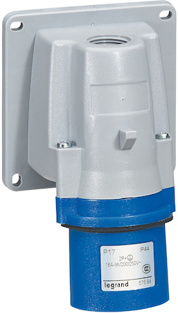 Legrand 052125 Защит.заглушка 16А/2К+З