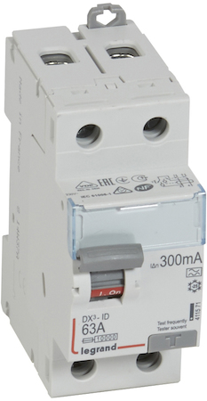 Legrand 411571 ВДТ DX3 2П 63А 300мА-A