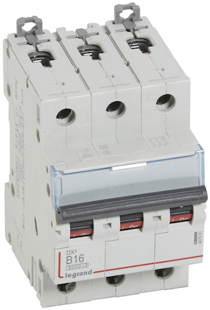 Legrand 407561 Авт.выкл.DX3 3П B16A 6000/10kA
