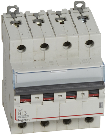 Legrand 409064 Авт.выкл.DX3 4П B13A 10kA/16kA