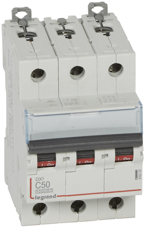 Legrand 409259 Авт.выкл.DX3 3П C50A 10kA/16kA