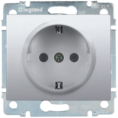 Legrand 771363 G.Life Роз.2К+З,alum.шт.,Л.п..