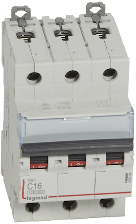 Legrand 409254 Авт.выкл.DX3 3П C16A 10kA/16kA