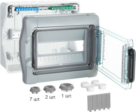 Legrand 601981 Щиток Ip65; 1x12 Мод. с N+Pe