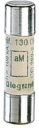 Legrand 013001 Пл.вст. aM 10x38 1А 500В б/и