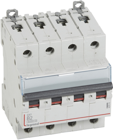 Legrand 407618 Авт.выкл.DX3 4П B2A 6000/10kA