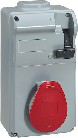 Legrand 056606 P17Щит с блок. 16А 3К+H+З 380В IP44