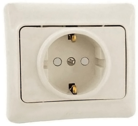 Legrand 782151 Розетка 2К+З 16AX шт Слон к