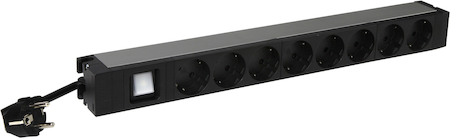 Legrand 646823 8х2К+З нем.ст. +выкл. PDU 19"