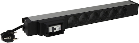 Legrand 646831 6х2К+З нем.ст. +авт. PDU 19"