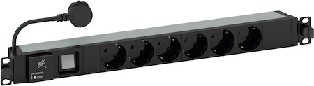 Legrand 646836 6х2К+З нем.ст. +УЗИП PDU 19"