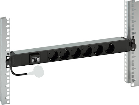 Legrand 646841 6х2К+З нем.ст. +амп. PDU 19"
