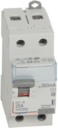 Legrand 411524 ВДТ DX3 2П 25А 300мА-AC