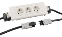 Legrand 8505335 Mosaic wcd 3v kv bedraad+Fast conn.
