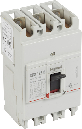 Legrand 667356 DRX 125 ТМ/настр 3П 63А 25кА