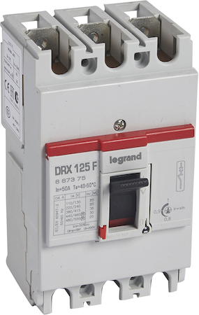 Legrand 667375 DRX 125 ТМ/настр 3П 50А 36кА