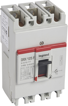 Legrand 667377 DRX 125 ТМ/настр 3П 80А 36кА
