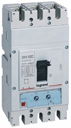 Legrand 667652 DRX630 ТМ 500A 3П 36кА настр