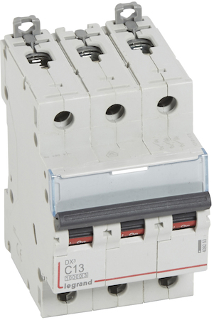 Legrand 409253 Авт.выкл.DX3 3П C13A 10kA/16kA