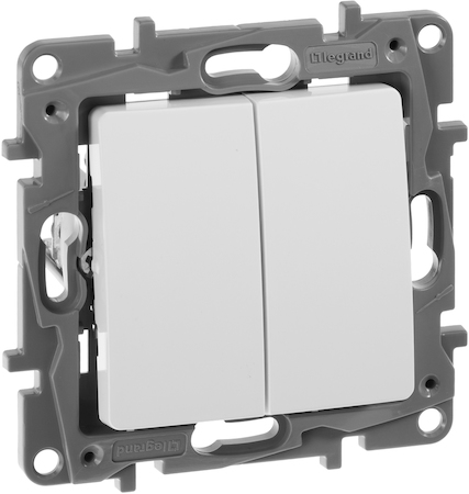 Legrand 672212 Перекл 2кл БЕЛ ETIKA