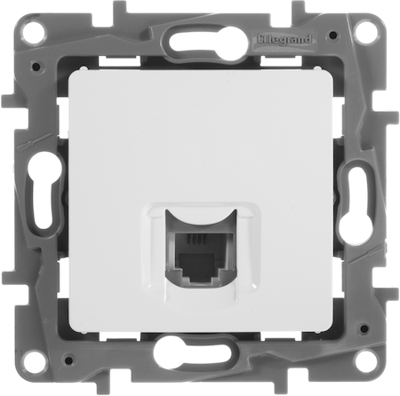 Legrand 672240 Розетка RJ11 БЕЛ ETIKA