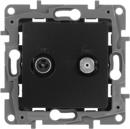 Legrand 672657 Розетка TV/SAT 2каб АНТР ETIKA