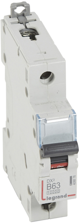 Legrand 408878 Авт.выкл.DX3 1П B63A 10kA/16kA