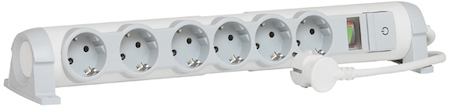 Legrand 694646 Удлинитель 6x2К+З комф. 1,5м