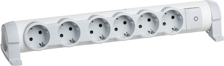 Legrand 694639 Удлинитель 6X2К+З без кабеля комф