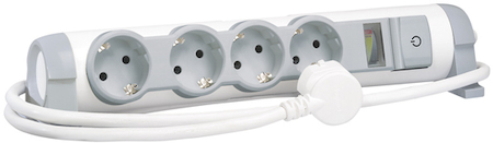 Legrand 694643 Удлинитель 4X2К+З 3м. комф/без