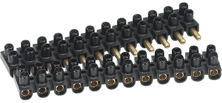 Legrand 034254 Suprem Клеммник прох.10мм2черн
