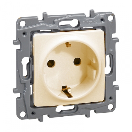 Legrand 664634 Розетка 2к Винт Шт Слнк Etika