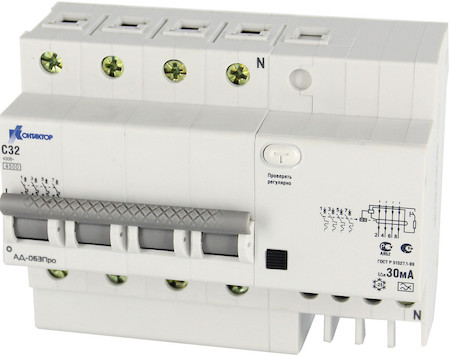 Legrand 7000660 АД-063Про, 4P, 10А, Idn-300mA, тип А