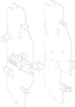 Legrand 7003110 Подвижная часть шасси для выдвижного ВА50-39Про, устанавливается на выключателе