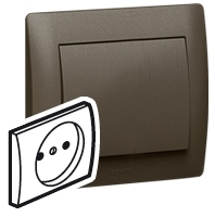 Legrand 781225 GL Панель лицевая с/шт бронза