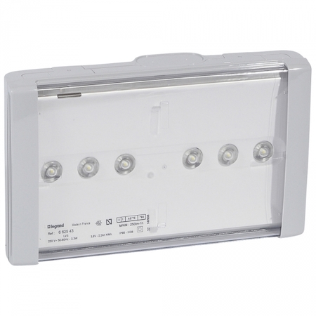 Legrand 662543 B66(LEDs) 1ч-250Лм автотест.