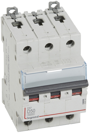 Legrand 408094 Авт.выкл.DX3 3П D50A 6000/10kA