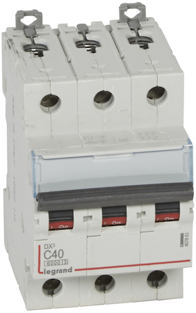 Legrand 407863 Авт.выкл.DX3 3П С40A 6000/10kA