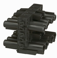 Legrand 034118 Распр. блок 3вых. трехфаз. чер