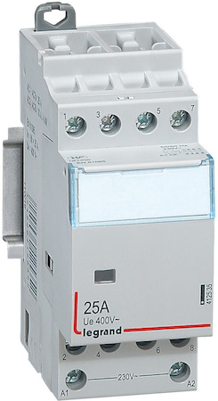 Legrand 412535 CX3 Контактор 230V 4НО 25А